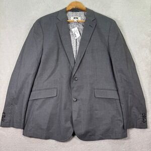 NEW Joseph Abboud Heritage Men's XL Gray 100% Cotton Blazer Sport Coat Jacket